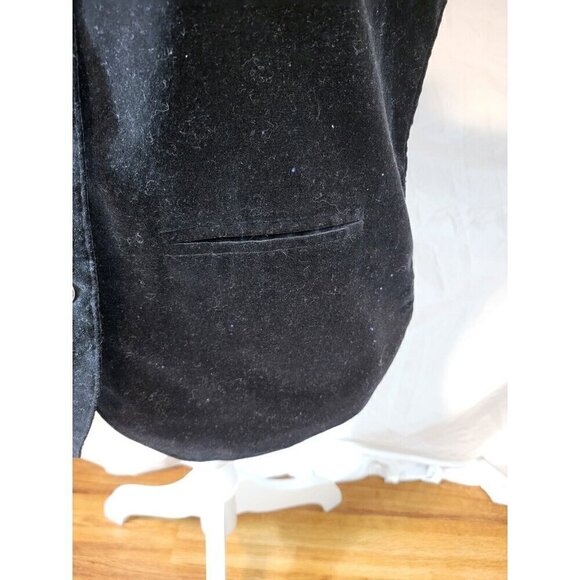 AJ Brandon Vest Black Velvet Size M‎ - Picture 3 of 5